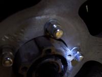 Cracked wheel hub