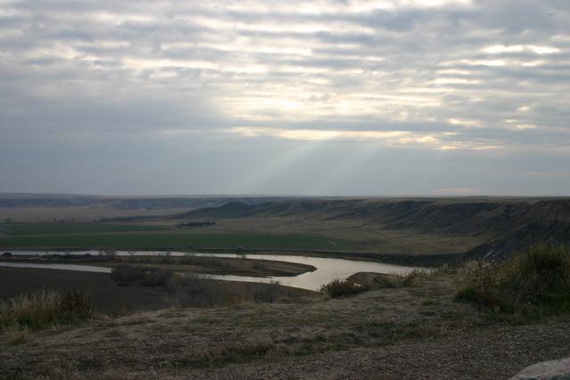 Near Fort Benton, on the way to Havre