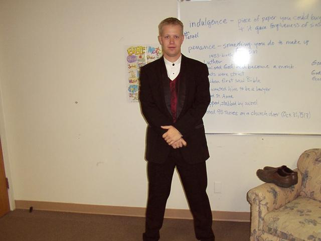 My brother, Rich, all decked out.