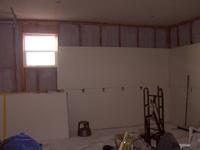 March - more sheetrock