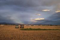 View over the field with BUGM and Tigger