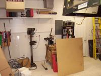 Drill press, wood-working bench, and 20T hydraulic press