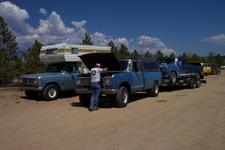 Loading up the convoy into Aurora on Monday