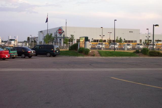 The IH dealership in Aurora, across the street from the Flying J, where we ate dinner with Korstens