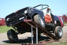 Tom runs Little Devil up the RTI ramp