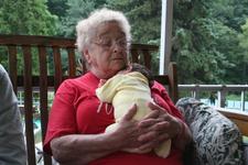 Gram and Joleigh on the front swing