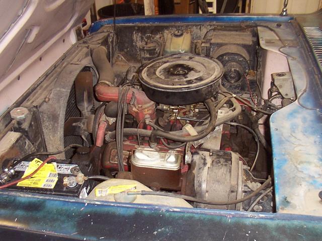 Engine Bay.  304V8, p/s, p/b