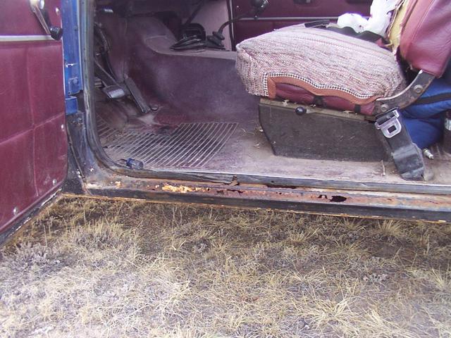 Rocker has some rust
