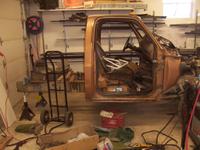 1/6/07 - Frame cut, doors removed