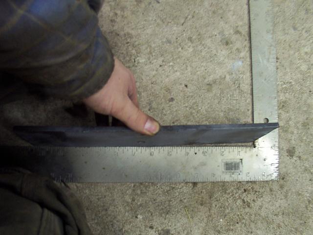 1/4" plate that used to be behind the steering box - bent!