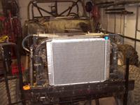 Aluminum Ford radiator 