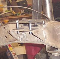 Passenger side engine mount, beginning.