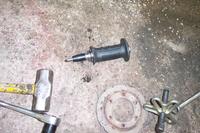 Impact Driver used to remove the camshaft retaining screws