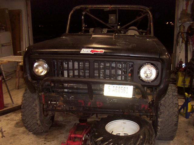 Grille installed, headlights, license plate.. street legal in Montana now (has wipers and brake lights, and a rearview.. that ab