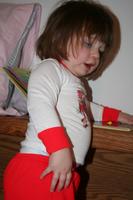 February 15th, 2008 - Joleigh fighting for her blanket