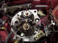 After removing the top from the injector pod