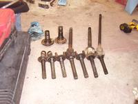 Assorted stub shafts for this project