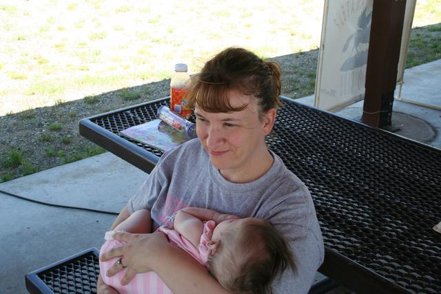 Michelle Mandera with Audrey