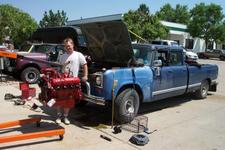 Tom poses with the low-mileage dead 392.