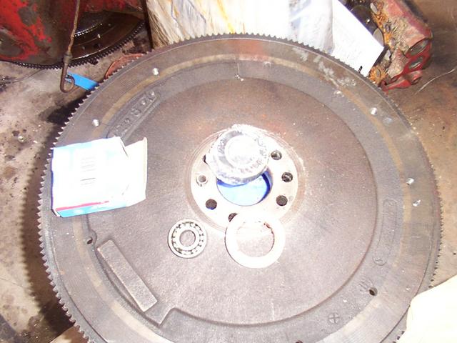 Flywheel requires a change in pilot bearing for the 5spd